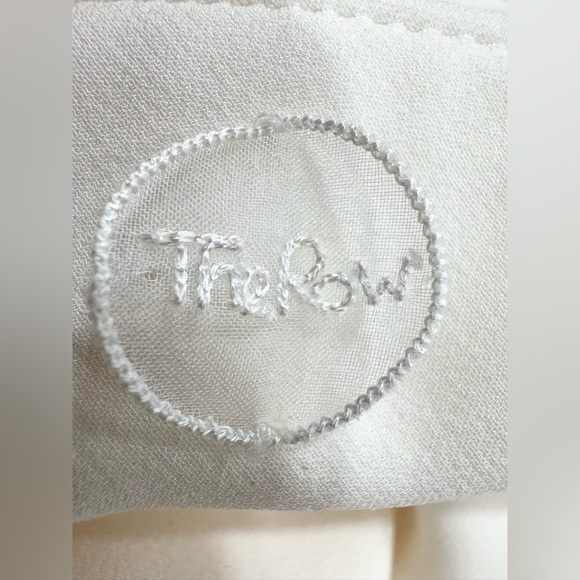 Sparrow Draped One-Shoulder Silk Gown Long Dress in White - Picture 8 of 14